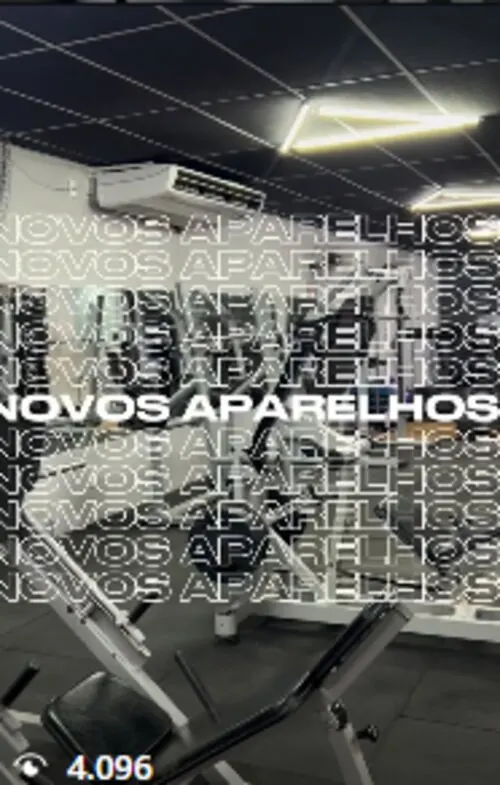 Novos aparelhos de musculação na Guicco